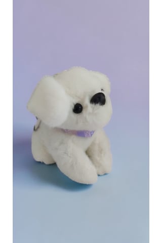 Peluş Köpek Çanta Süsü Aksesuar Anahtarlık Boyut:16cm Büyük Boy