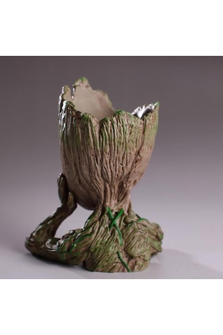 Baby Groot Figür Düşünen Saksı Kalemlik Pla 15 Cm Büyük