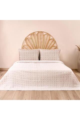 Evidea Soft Barella Çift Kişilik Yatak Örtüsü - Beyaz - 260x250 Cm Beyaz