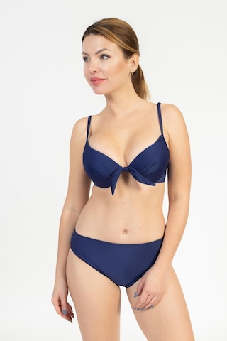 Pemilo Kadın 717 Kaplı Bikini Takımı Lacivert-lacivert 37162 - 1