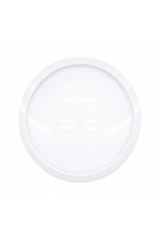 20w Beyaz Metal Kasa Sıva Üstü Yuvarlak Ledli Glop Armatür Ip20 6500k - 1800lm E1212/b 5523 Abanoz