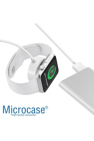 Microcase Huawei Watch Ultimate 2 İçin Usb Manyetik Şarj Cihazı Beyaz - Al3433