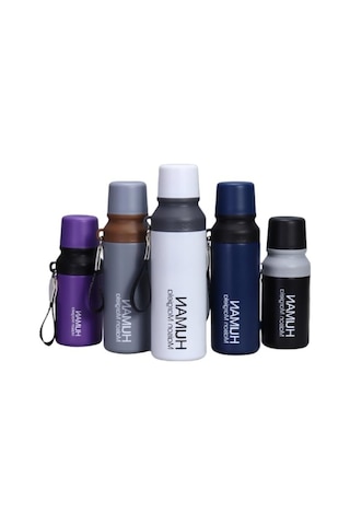 750 Ml Kapasiteli Siyah Çelik Termos 01