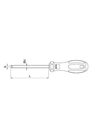 Ceta Form N2308Vct Lastik Supap İğne Sökme Tornavidası 70 MM