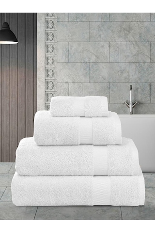 Cotton Arel Pamuk Banyo Havlusu 70x140 Beyaz