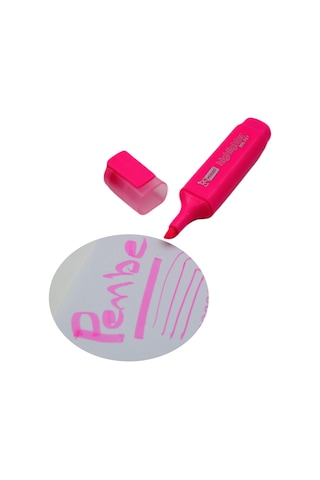 Mikro Fosforlu Kalem Canlı Renkler Mk-701 Pembe
