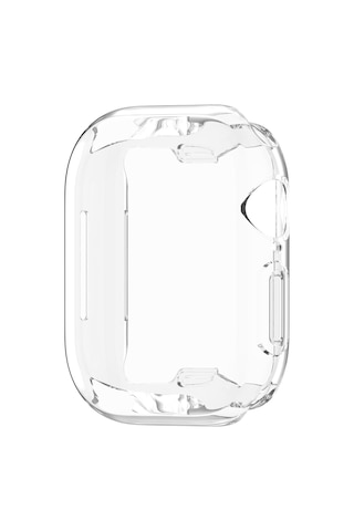 Caseonn Apple Uyumlu Watch Se 3 44mm Kılıf Ekran Korumalı 360 Tam Koruma Şeffaf