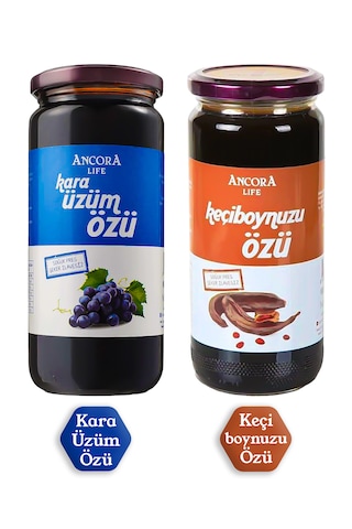 2'li Avantaj Paketi - Keçiboynuzu Özü, Kara Üzüm Özü