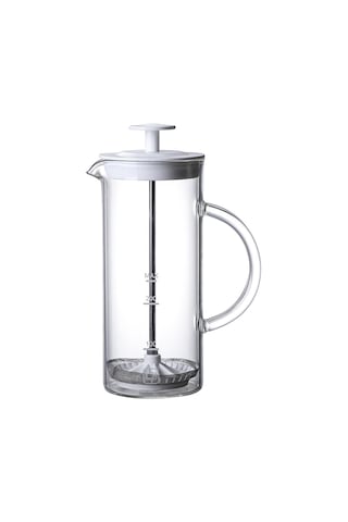 Homyl Fransız Basın Kahve Makinesi Dayanıklı Cam Ev Beyaz Beyaz