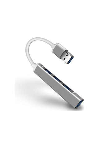 Lunatic 7012 Usb 3.0 Hub 4 Portlu Veri Usb Adaptörü Süper Hızlı 5gbps Alüminyum Usb Hubbütün Cihazlara Uyumludur