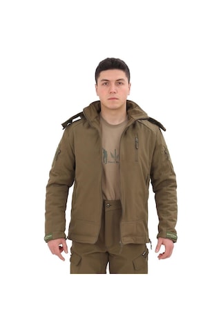 Terrien Özel Seri Avcılık Kıyafeti Günlük Giyim Mevsimlik Giysi Single Sword Softshell Kışlık Erkek Mont Çok Renkli