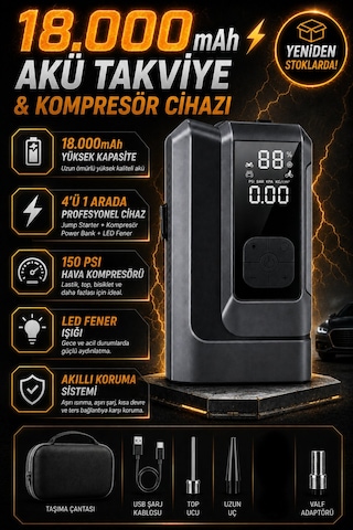 Jump Starter 4in1 18000mah