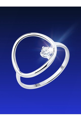 Sokolov 925 Ayar Gümüş Mücevher Klasik Yüzük 208955026 Gri