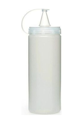 4 Lü Sos Şişesi Yağlık Sirkelik Sosluk 700 Ml Gri