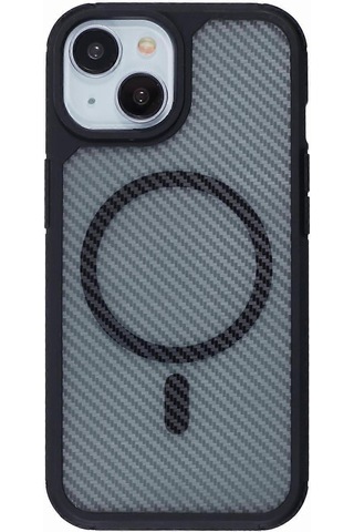 İphone 15 Kılıfı İçin Magsafe Karbon Fiber Tpu Pc Düşmeye Karşı Telefon Kılıfı İle Uyumlu