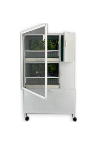 İstanbul Kafes Model 2Dy Pvc Kuş Dolabı