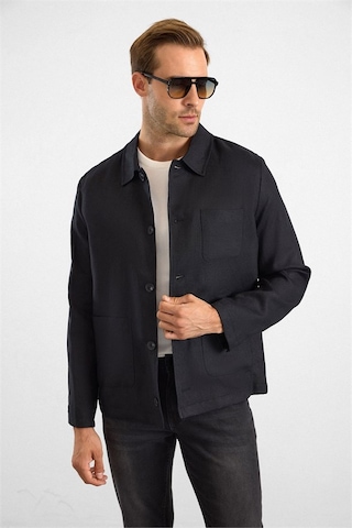 Süvari Siyah Regular Bebe Yaka Düz Poplin Torba Cep 4 Drop Spor Ceket Sct0000000001-s09