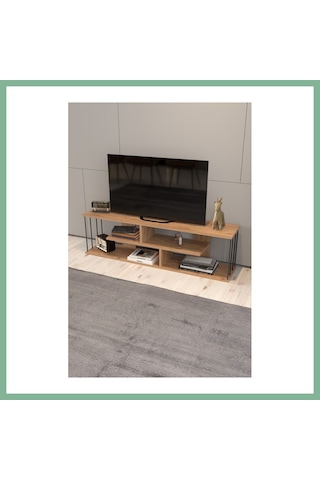 Bşkvirgo Gzd Tv Ünitesi Ceviz 140 Cm Bsk2026