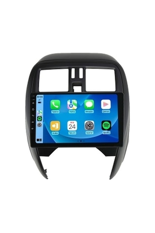 Nissan Micra 2014-2018 4gb Ram 64gb Hafıza 8 Çekirdek Carplay Kamera Android Multimedya 9"