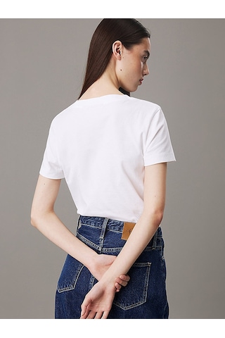 Calvin Klein Calvın Kleın Kadın T-shırt J20j223563-yaf J20j223563-yaf Beyaz Beyaz
