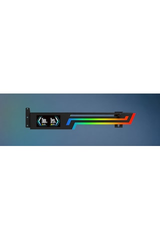 Zoko Arm Heatsync Argb Lcd Ekran Kartı Tutucu Siyah