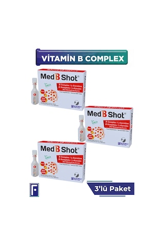 B12 Kompleks Vit. Metilkobalamin ,b1 ,b2,b3,b5,b6,b1 ,biotin ,l Karnitin 3'lü Avantaj