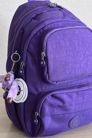 Nemo Bags Unisex Mor Sırt Okul Laptop Seyahat Çantası Mor