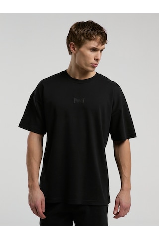 Ever Relaxed Oversize Siyah Erkek Tişört Siyah