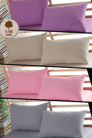 Formeya Ranforce %100 Pamuk Yastık Kılıfı 8 Adet 50 x 70 Kapaklı