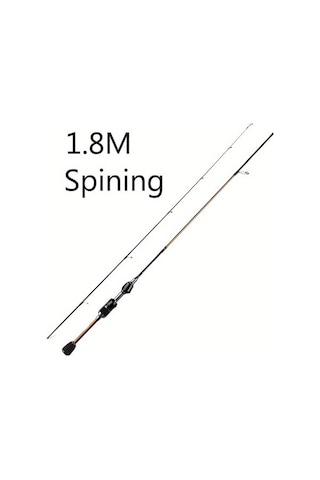 Lemestar Ul Karbon Mikro Yem Lovalı Kamış - 1.8m Düz Sap, Ultra Yumuşak Somunlu Turuncu Balık Kamışı