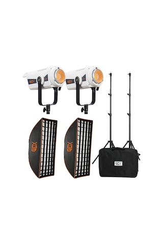 Gdx Lm-300c Iı İkili Set Video Ve Fotoğraf Sürekli Işık