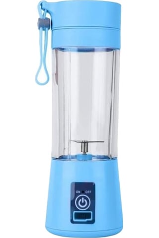 Portatif Taşınabilir Usb Şarjlı Mikser El Blender Mavi 380 ML