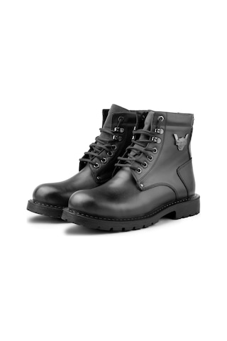 Ducavelli Glaz Hakiki Deri Erkek Bağcıklı Postal Bot, Harley Bot