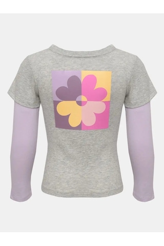 Gap Çocuk Uzun Kollu T-shirt 161703285 Gri