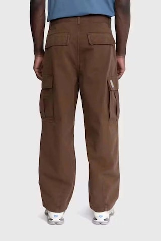 Carhartt Wıp 100% Pamuklu Cole Cargo Pantolon - Geniş Paça, Makinede Yıkanabilir Kahverengi