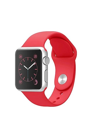Ally Apple Watch Uyumlu 7-8 45mm 6-5-4 44mm Silikon Kordon Kayış 3-2-1 42mm- 5775