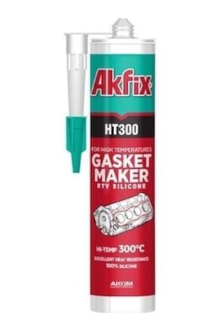Akfix Ht300 Sıvı Conta Yüksek Isı Silikonu Kırmızı 310 Ml