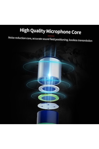 Didadodo Usb Oyun Mikrofonu - Rgb Led Aydınlatmalı, Gürültü Önleyici, 360 Ses Alma, Ayarlanabilir Metal Boyunlu