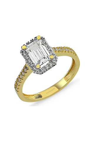 Sembol Gold Altın Mini Set Baget Taşlı 3lü Takım T7775 Renkli