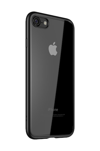 BİKAPAK ELIT SHINE Apple Uyumlu iPhone 7/8/SE2 FULL SİYAH KAPAK