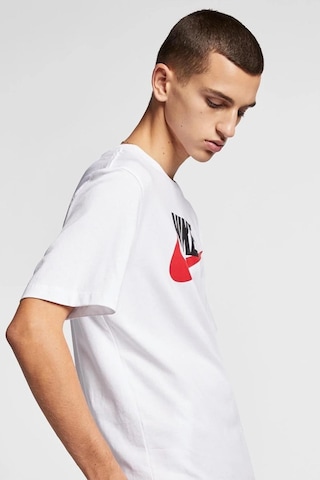 Nike M Nsw Tee Icon Futura Ar5004-100 Beyaz Erkek T-shirt Beyaz