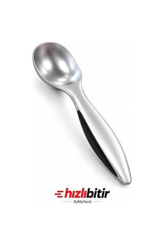 Bymyhand Paslanmaz Çelik Dondurma Kaşığı 17 Cm Metalik
