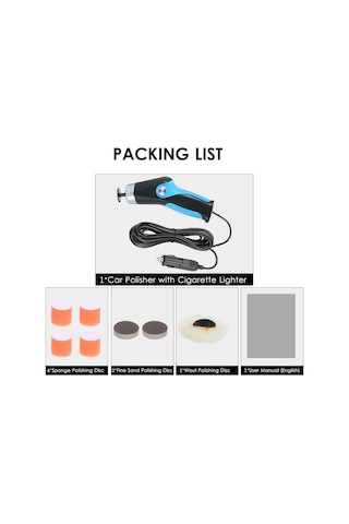 Lemestar 60w Mini Cila Makinesi - 8500 Rpm Ayarlanabilir Hız, Araç Yüzey Parlatma Ve Çizik Giderme İçin Profesyonel Set 111 Karakter