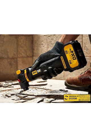 Cat DX41B 18 V Kömürsüz Profesyonel Çok Amaçlı Devir Ayarlı Raspalama + 14 Adet Aksesuar
