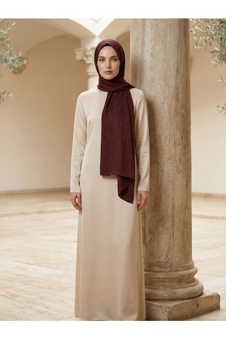 Camellia Scarfs İtalyan Jakar Şal Dalga Desen Mürdüm - Çarpıcı Ve Lüks Stil