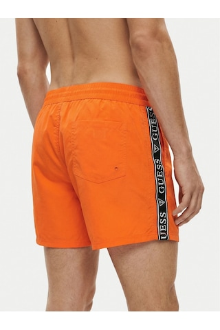 Guess F6gt00wn162wn162 Swimtrunk Logo Tape Erkek Şort Mayo Turuncu