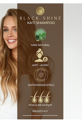 Black Shine Bs Saç Dökülmelerine Karşı Kolajen Katkılı Katı Şampuan 100 G