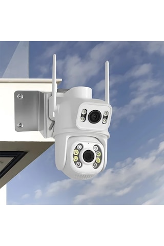 Honeybeeshop Ptz Güvenlik Kameraları İçin Paslanmaz Çelik Duvar Köşe Braketi 270 Açı Beyaz 1 Takım