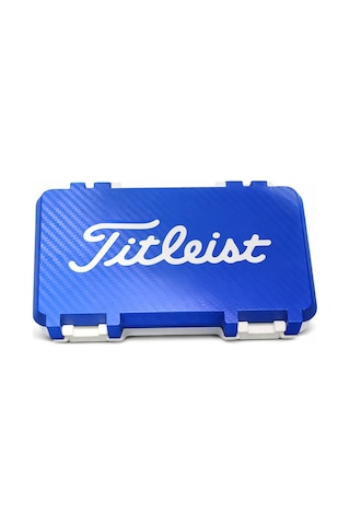Kapaklı 6 Lı Golf Topu Saklama Kutusu Sert Plastik Taşıma Kutusu Golf Top Organizer Box Çok Renkli