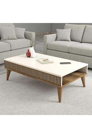 Variant Milan 3'Lü Salon Takımı - Ceviz - Krem